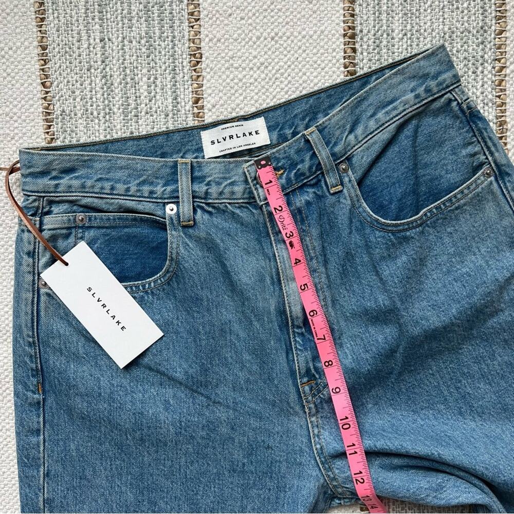 SLVRLAKE London High Rise Straight in Fool For Love Jeans Women’s Size 32 - Picture 6 of 11